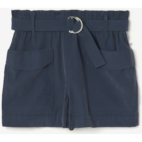Vêtements Femme Shorts / Bermudas Le Temps des Cerises Short geti bleu nuit Bleu
