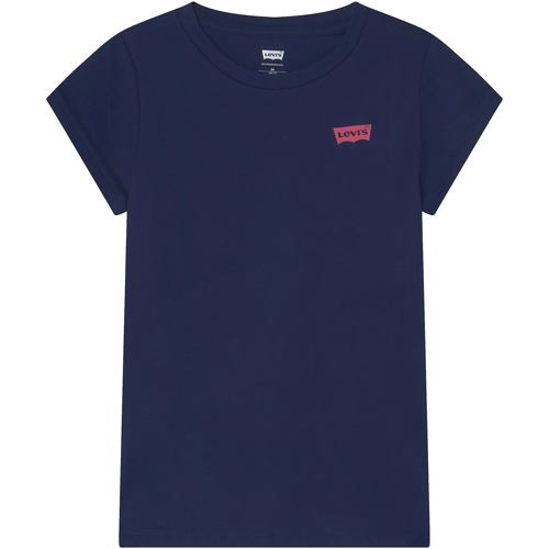 Vêtements Fille T-shirts manches courtes Levi's Tee shirt fille col rond Bleu