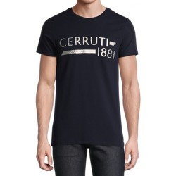 Vêtements Homme T-shirts manches courtes Cerruti 1881 Courseulles Bleu Marine