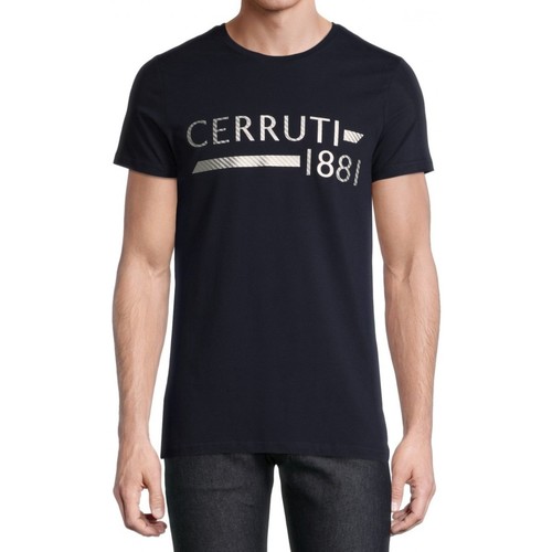 Vêtements Homme T-shirts dress manches courtes Cerruti 1881 Courseulles Bleu