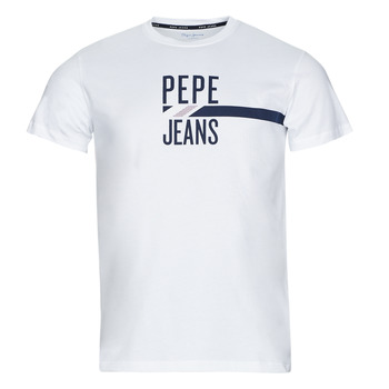Vêtements Homme T-shirts manches courtes Pepe jeans SHELBY Blanc