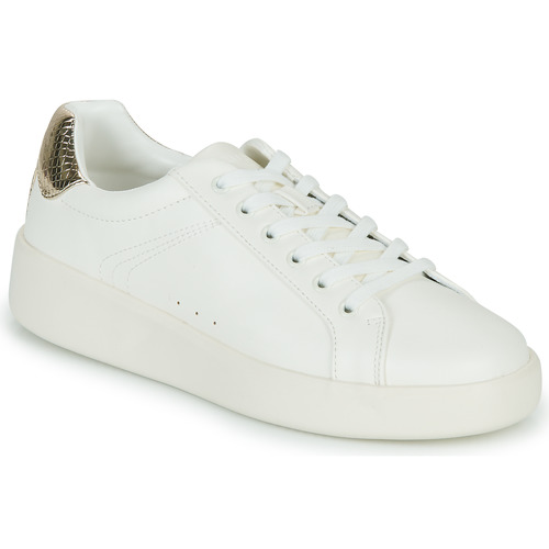 Chaussures Femme Baskets basses Only ONLSOUL-4 PU SNEAKER Blanc / Doré
