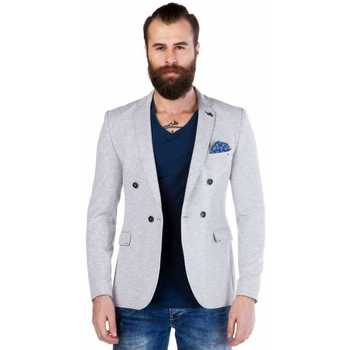 Vêtements Homme Vestes en jean Cipo And Baxx Veste  pour Homme - CJ128 Gris