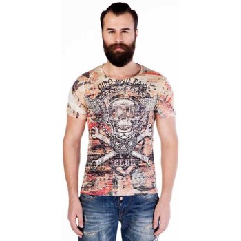 Vêtements Homme T-shirts manches courtes Cipo And Baxx T-Shirt  pour Homme - CT252 - Moutarde - S Orange