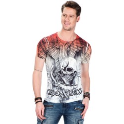 Vêtements Homme T-shirts manches courtes Cipo And Baxx T-Shirt  pour Homme - CT433 - Ecru - M Beige