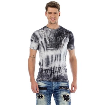 Vêtements Homme T-shirts & Polos Cipo And Baxx T-Shirt  pour Homme - CT460 Gris