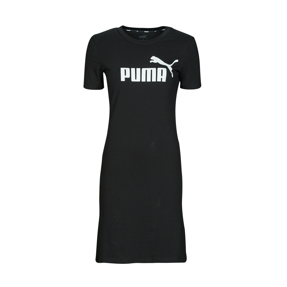 Vêtements Femme Robes courtes esque Puma ESS SLIM TEE DRESS Noir