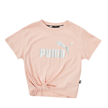 Vêtements Fille T-shirts manches courtes Puma ESS KNOTTED TEE Rose
