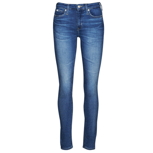 Vêtements Femme Jeans skinny Portefeuilles / Porte-monnaie MID RISE SKINNY Bleu Medium
