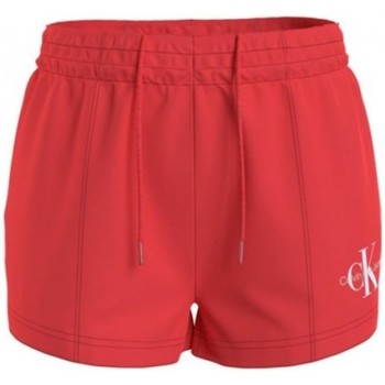 Vêtements Femme Shorts / Bermudas Calvin Klein Jeans Short Femme  Ref 561700 XL1 Fraise Rouge