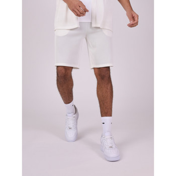 Vêtements Homme striped Shorts / Bermudas Project X Paris Short 2240193 Blanc
