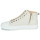 Chaussures Femme Baskets montantes Calvin Klein Jeans VULC HIGH TOP-MN JQ Ivoire / Beige