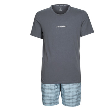 Homme Vêtements Vêtements de nuit Pyjamas et vêtements dintérieur SHORT SET Pyjamas Chemises de nuit Calvin Klein pour homme en coloris Bleu 