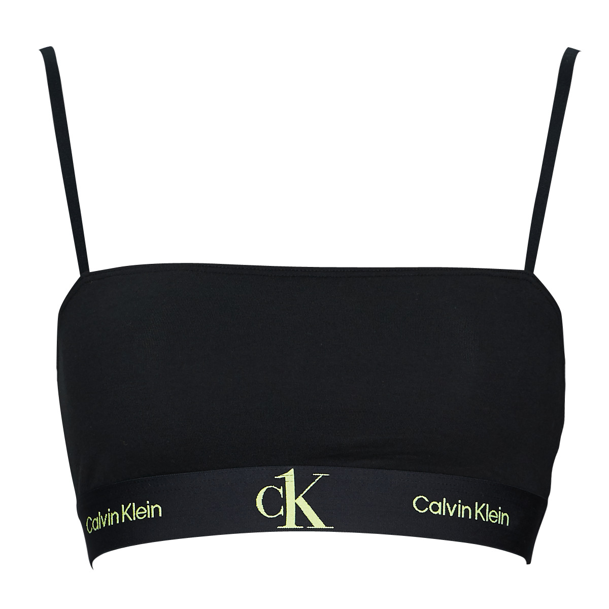 Sous-vêtements Femme Brassières Calvin Klein Monogram Sleeve Badge Popover Hoody UNLINED BRALETTE Noir