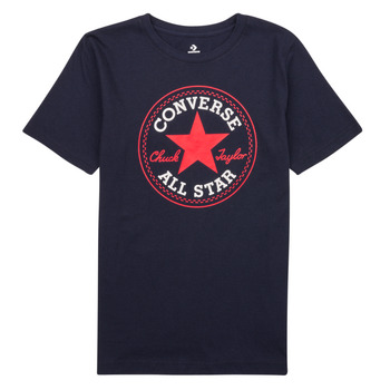 Vêtements Garçon T-shirts manches courtes Converse CORE CHUCK PATCH TEE Marine