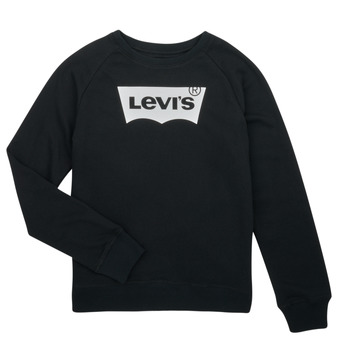 Vêtements Fille Sweats Levi's LOGO CREW Noir