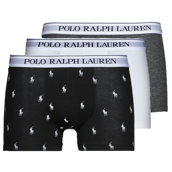 Sous-vêtements Homme Boxers Polo Ralph Lauren CLASSIC TRUNK X3 Noir / Gris / Blanc