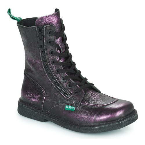 Chaussures Femme Boots Kickers MEETICKZIP Violet