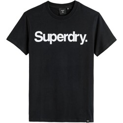 Vêtements Homme T-shirts manches courtes Superdry CL TEE Noir