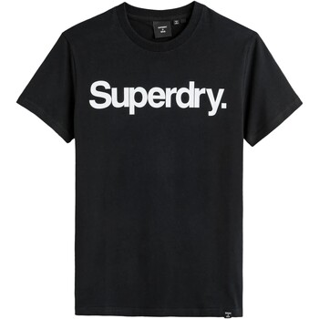 Vêtements Homme T-shirts manches courtes Superdry CL TEE Noir