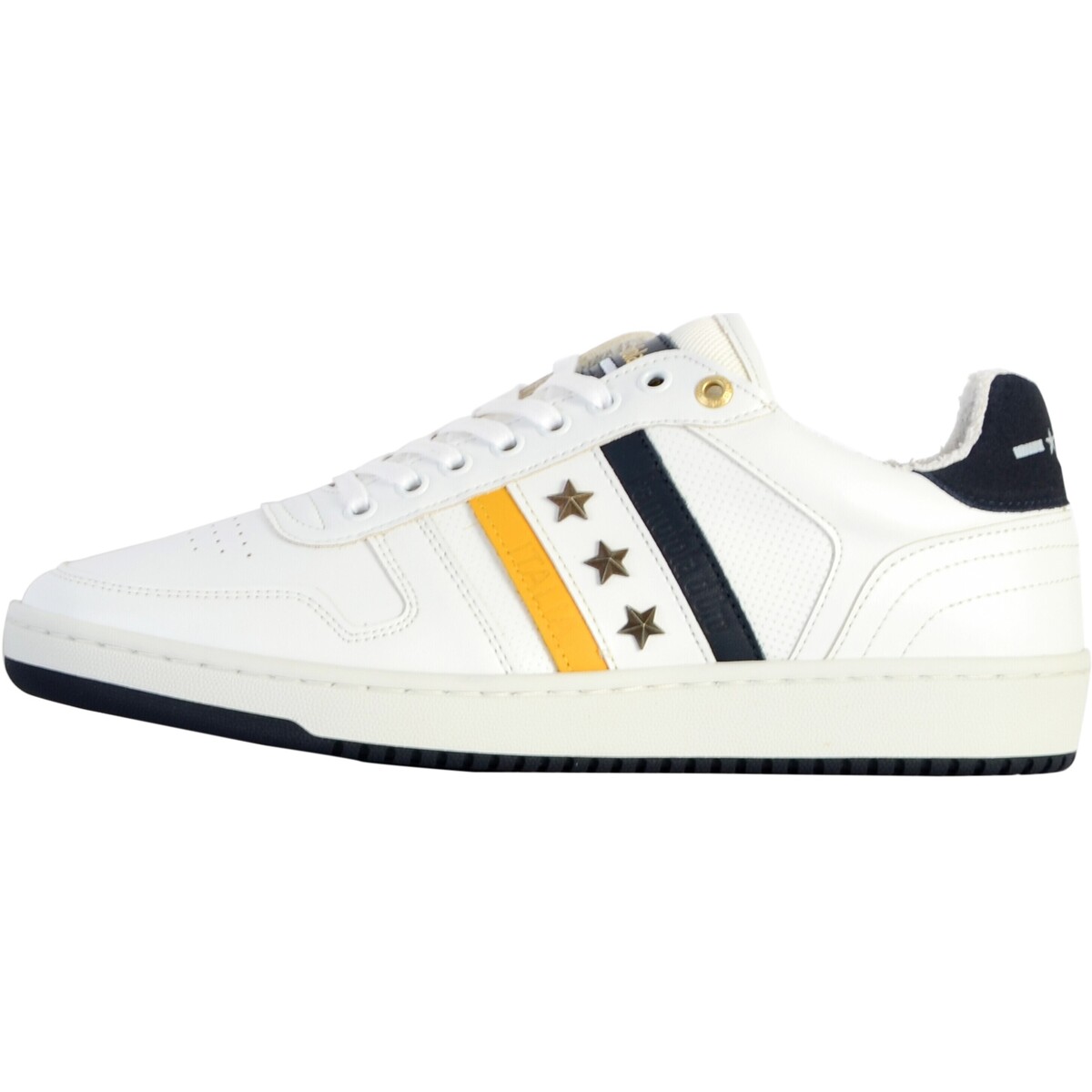 Chaussures Homme Baskets basses Pantofola d'Oro Basket Cuir  Bolzano Uomo Low Blanc