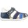 Chaussures Fille Sandales et Nu-pieds Geox Sandale Cuir  Elthan Bleu