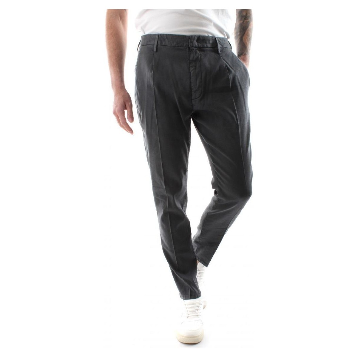Vêtements Homme Pantalons Dondup TYLER BM5-BM5 925 Gris
