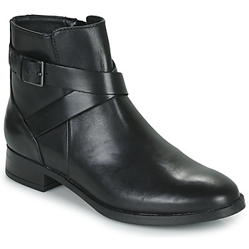 Chaussures Femme Boots Clarks HAMBLE BUCKLE Noir