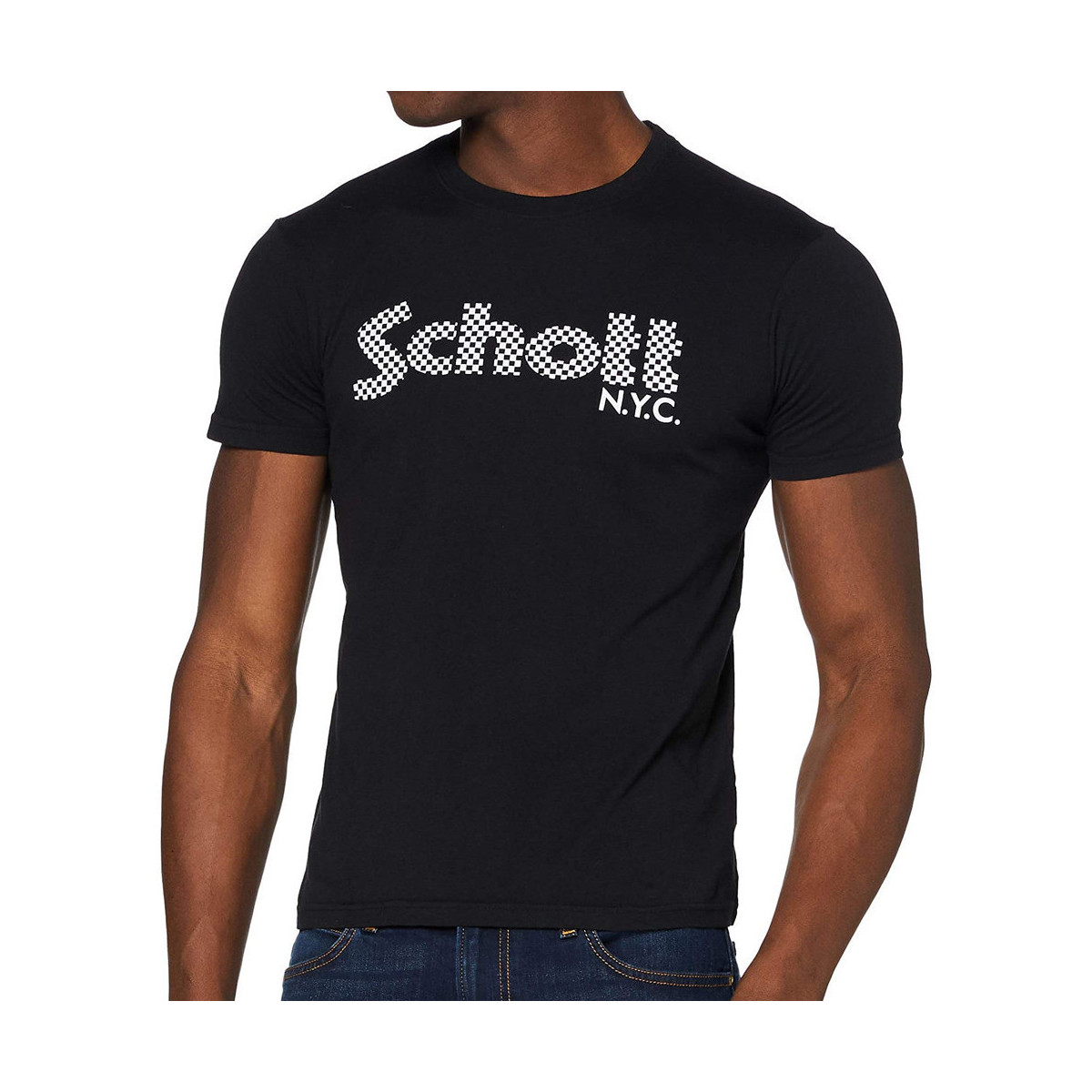 Vêtements Homme T-shirts & Polos Schott TSLOGO Noir