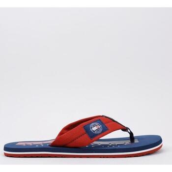 Chaussures Homme Tongs Tommy Hilfiger HILFIGER BADGE BEACH SANDAL Rouge