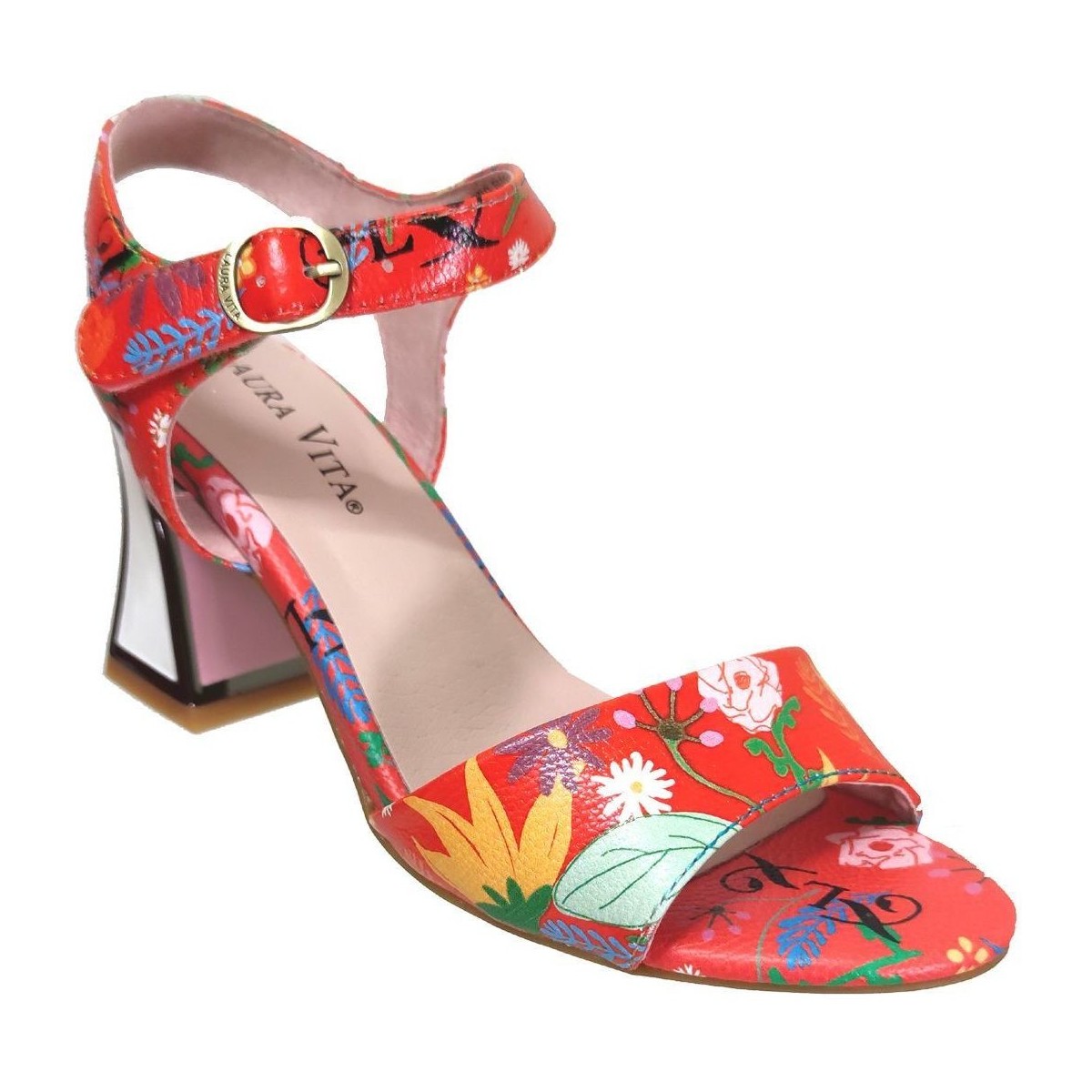 Chaussures Femme Sandales et Nu-pieds Laura Vita Jacbo 0122 Rouge