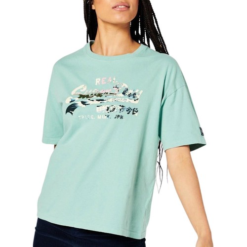 Vêtements Femme T-shirts & Polos Superdry  Vert