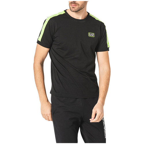 Vêtements Homme T-shirts & Polos Ea7 Emporio Armani crossbody Tee-shirt Noir