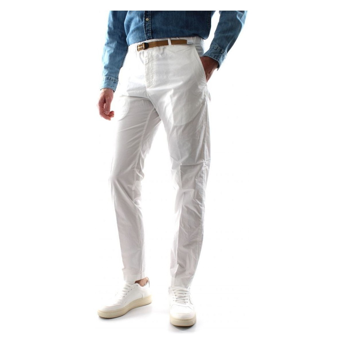 Vêtements Homme Pantalons White Sand 23SU66 17-01 Blanc