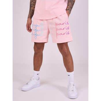 Vêtements Homme Shorts / Bermudas Long Sleeve 12GG Crew Neck Sweater Short 2240217 Rose