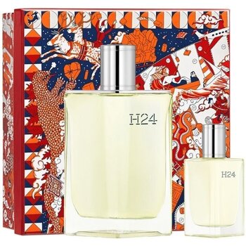 Beauté Homme Eau de parfum Hermès Paris Set H24 - eau de toilette -100ml + Mini 12.5ml Set H24 - cologne -100ml + Mini 12.5ml