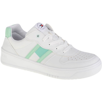 Chaussures Fille Baskets basses Tommy Hilfiger Low Cut Lace-Up Sneaker Blanc