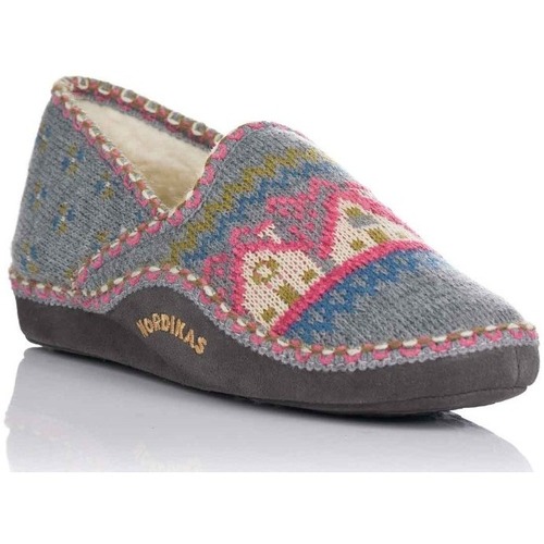 Nordikas Gris - Chaussures Chaussons Femme 74,00 €