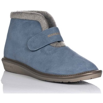 Chaussures Femme Bottes de neige Nordikas Zapatilla de casa tipo bota Azul