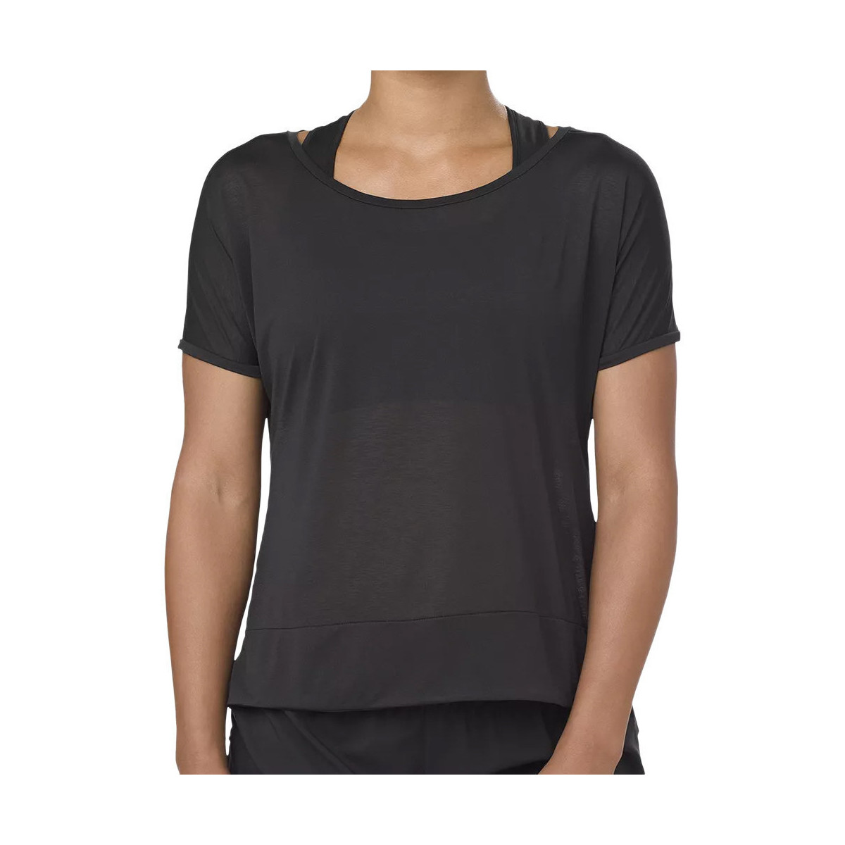 Vêtements Femme T-shirts & Polos Asics 154537-0904 Noir