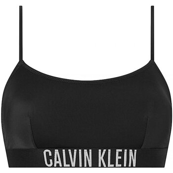 Sous-vêtements Femme Brassières Calvin Klein Jeans Bandeau rembourré à bandes logo  -   - Femme les NOIRS