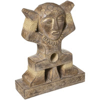 Maison & Déco Par Y Medio Shoe Atmosphera Objet décoratif Statuette Totem en Résine  H 24.5 cm Beige
