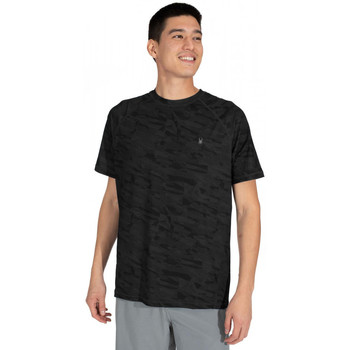 SPYDERSpyder Linear Web T-Shirt pour Homme Noir/Blanc Taille S Marque  