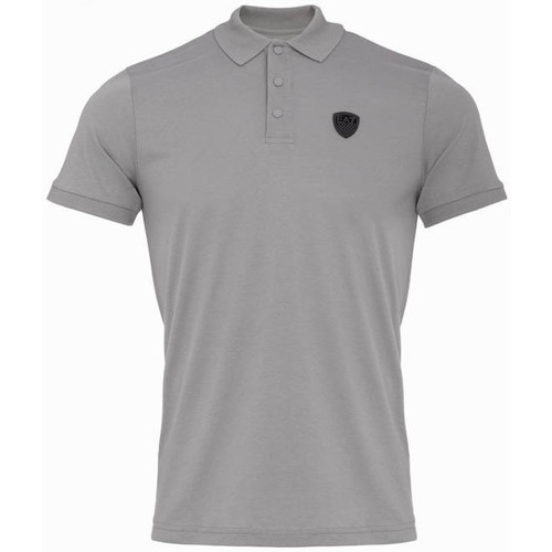 Vêtements Homme T-shirts & Polos Ea7 Emporio cotton Armani Polo Gris