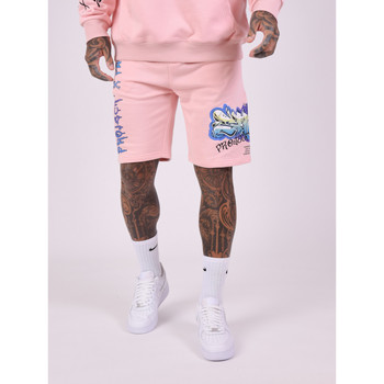 Vêtements Homme Shorts / Bermudas Long Sleeve 12GG Crew Neck Sweater Short 2240220 Rose