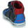 Chaussures Garçon Baskets montantes Geox B KILWI BOY C Bleu / Rouge
