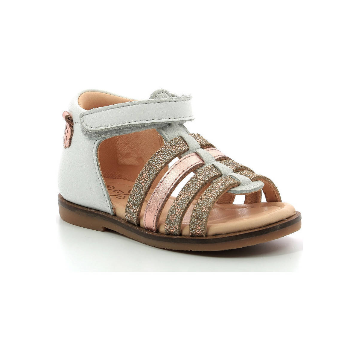 Chaussures Fille Sandales et Nu-pieds Aster Nime Blanc