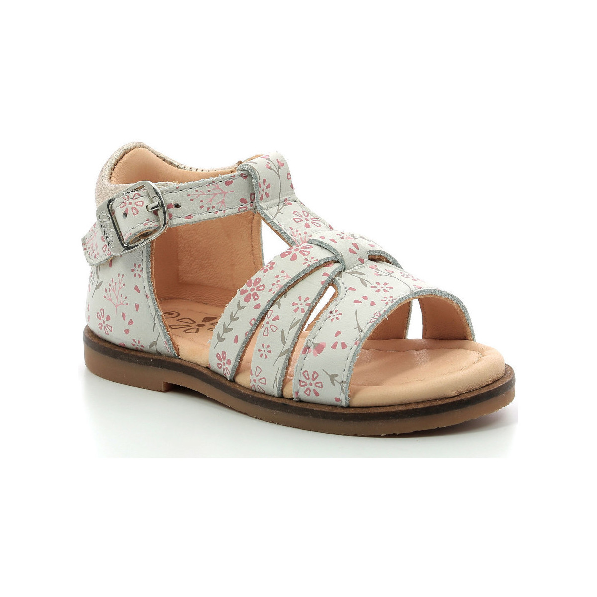 Chaussures Fille Sandales et Nu-pieds Aster Nahine Blanc