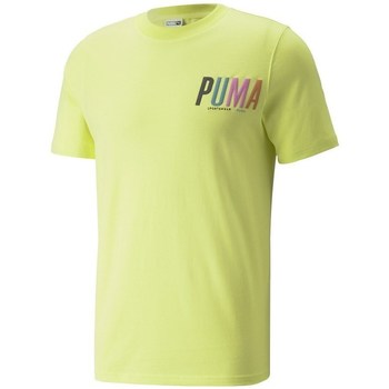 Vêtements Homme T-shirts manches courtes Puma Swxp Graphic Jaune