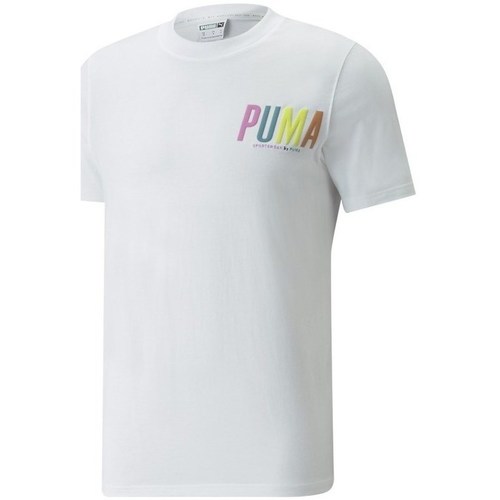 Vêtements Homme T-shirts manches courtes Puma Swxp Graphic Blanc